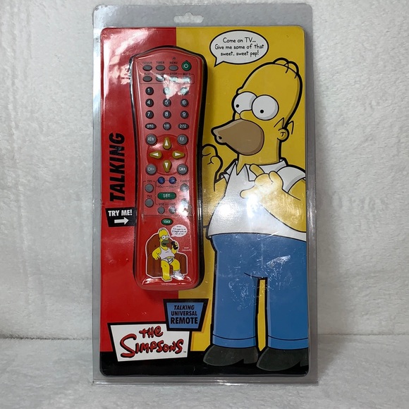 Homer Simpson Talking Universal Remote Control The Simpsons Vintage 2003 *NEW* - Picture 1 of 2
